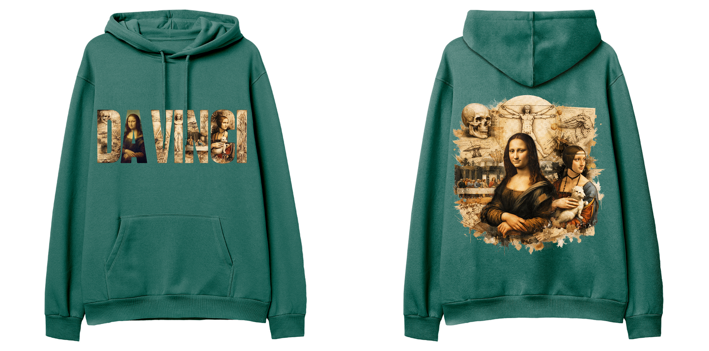 Sanat Serisi: Da Vinci Regular Hoodie