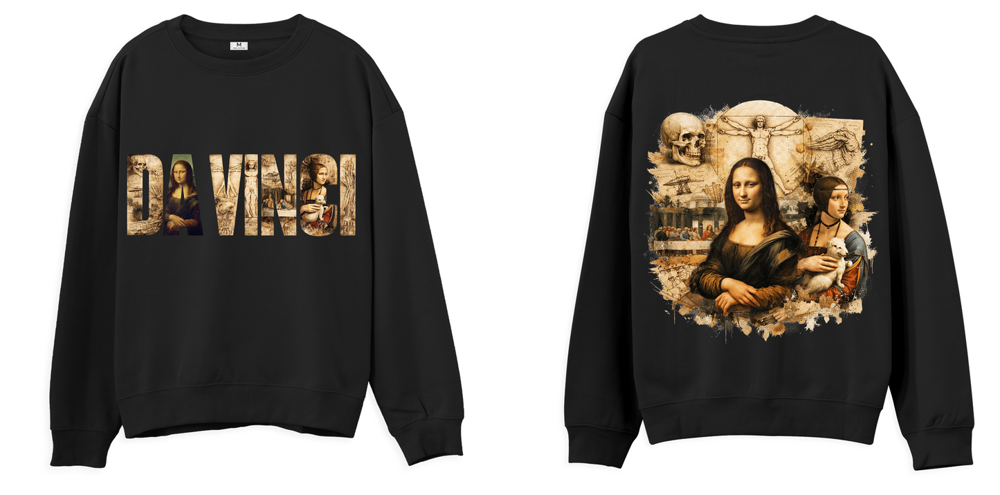 Sanat Serisi: Da Vinci Regular Sweatshirt