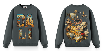 Sanat Serisi: Dali Oversize Sweatshirt