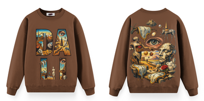Sanat Serisi: Dali Oversize Sweatshirt