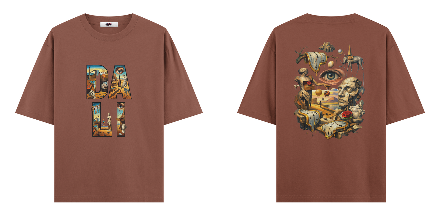 Sanat Serisi: Dali Oversize T-Shirt