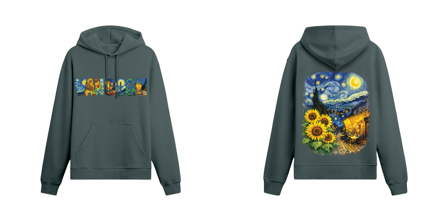 Sanat Serisi: Van Gogh Oversize Hoodie