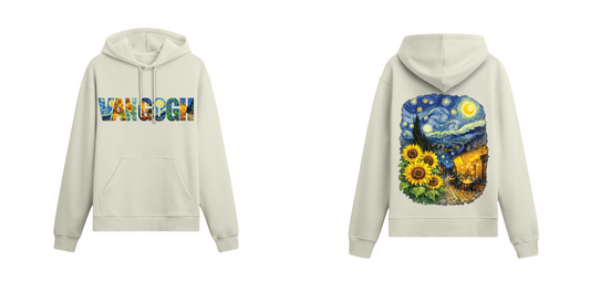 Sanat Serisi: Van Gogh Oversize Hoodie