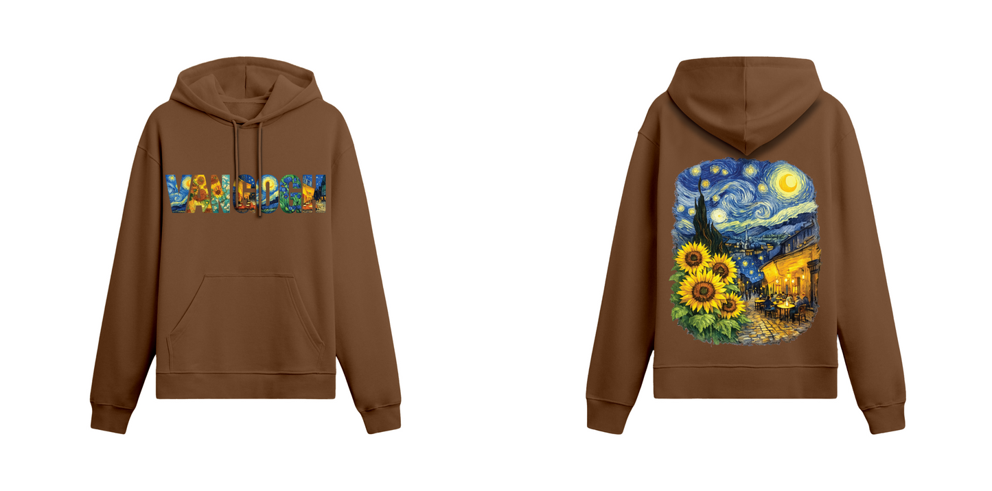 Sanat Serisi: Van Gogh Oversize Hoodie