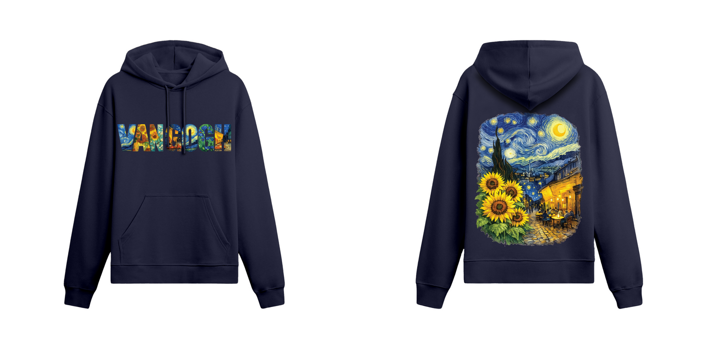 Sanat Serisi: Van Gogh Oversize Hoodie