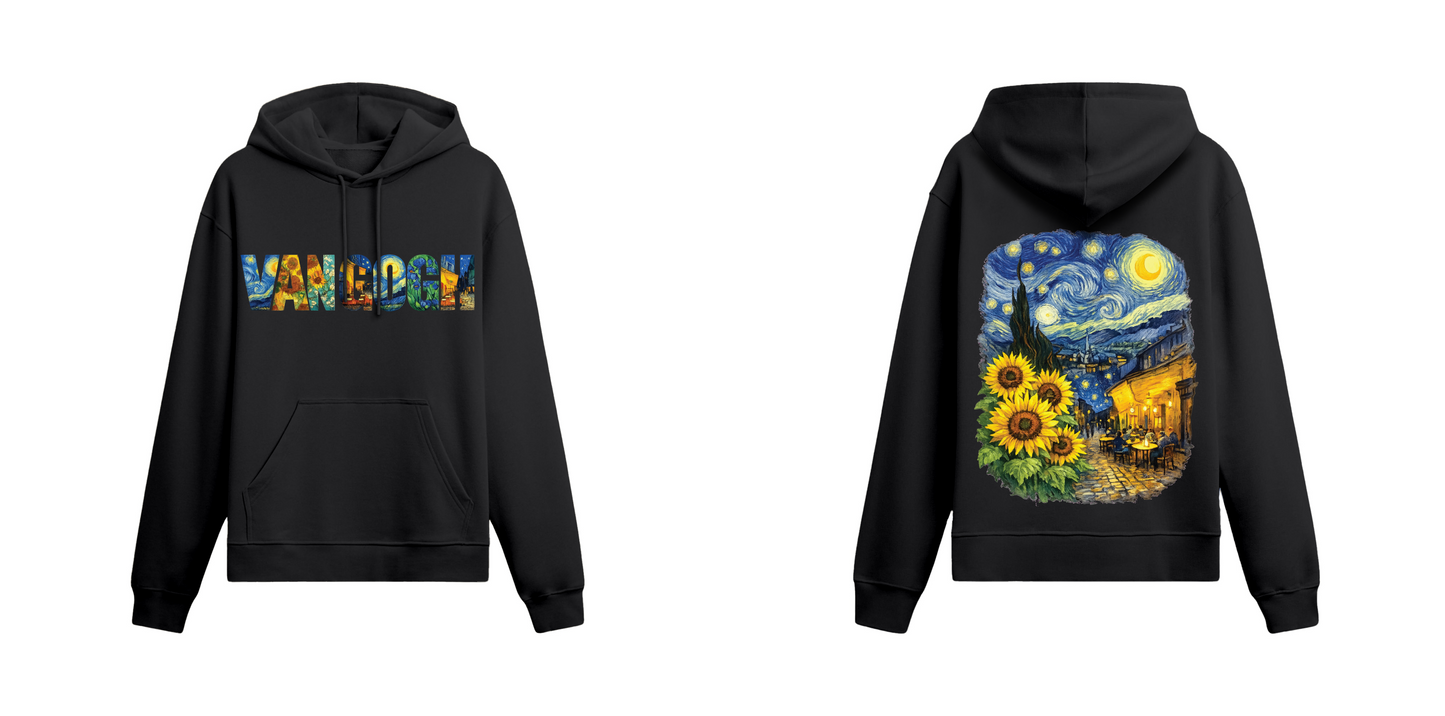 Sanat Serisi: Van Gogh Oversize Hoodie