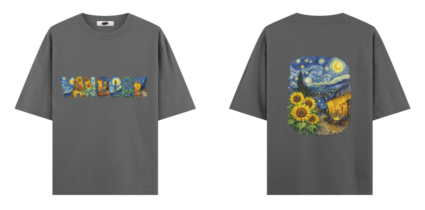 Sanat Serisi: Van Gogh Oversize T-Shirt
