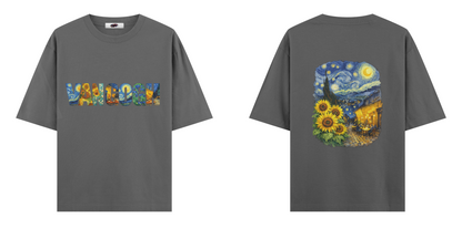 Sanat Serisi: Van Gogh Oversize T-Shirt