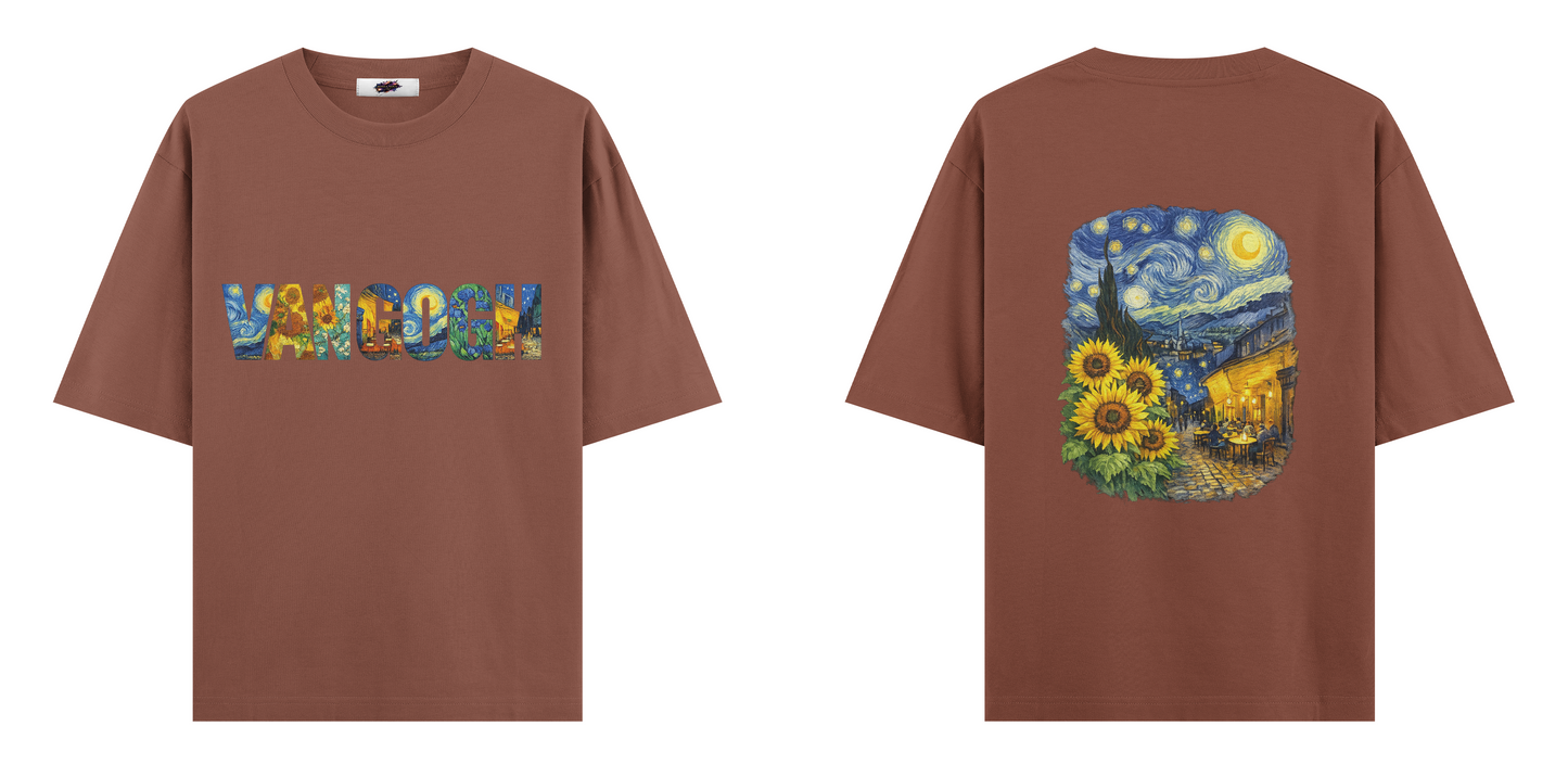 Sanat Serisi: Van Gogh Oversize T-Shirt