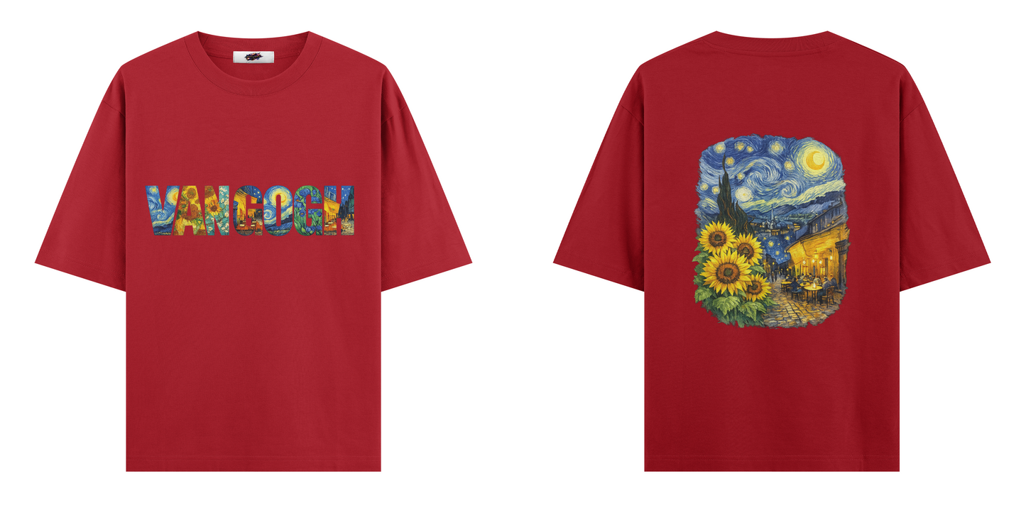 Sanat Serisi: Van Gogh Oversize T-Shirt