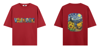 Sanat Serisi: Van Gogh Oversize T-Shirt
