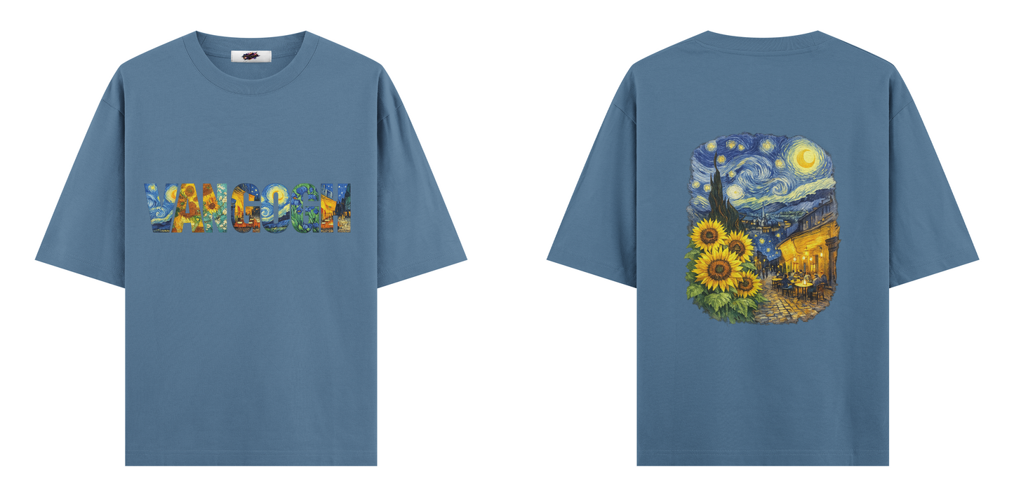 Sanat Serisi: Van Gogh Oversize T-Shirt