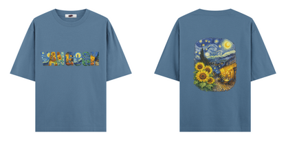 Sanat Serisi: Van Gogh Oversize T-Shirt