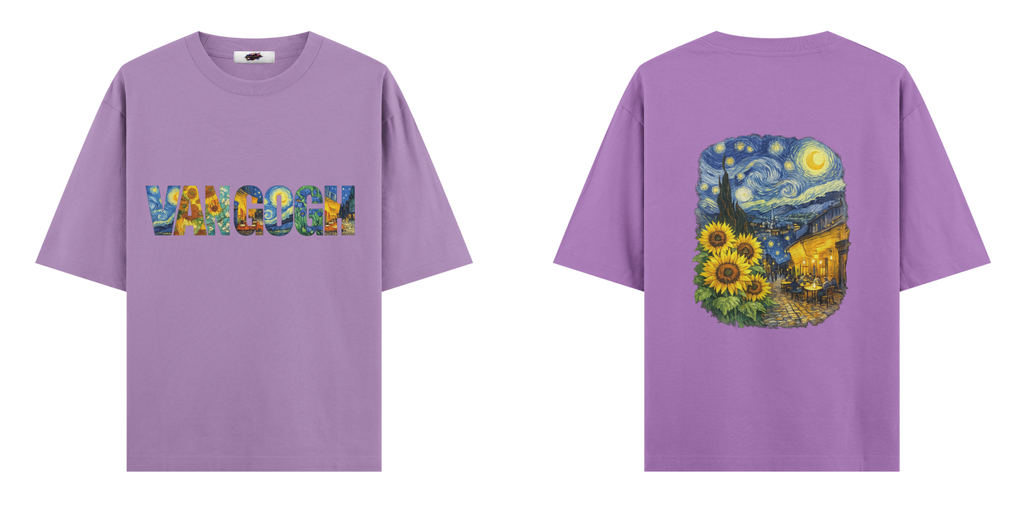 Sanat Serisi: Van Gogh Oversize T-Shirt