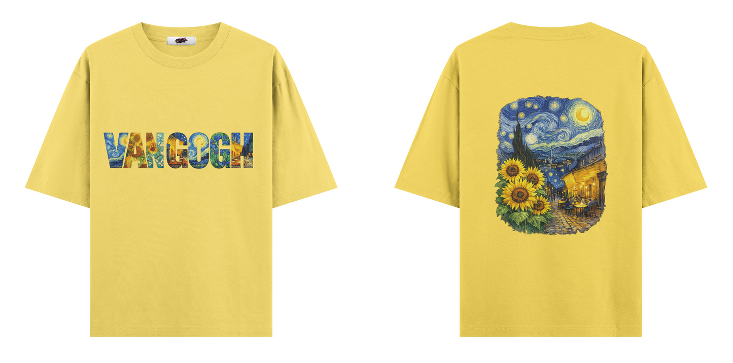 Sanat Serisi: Van Gogh Oversize T-Shirt