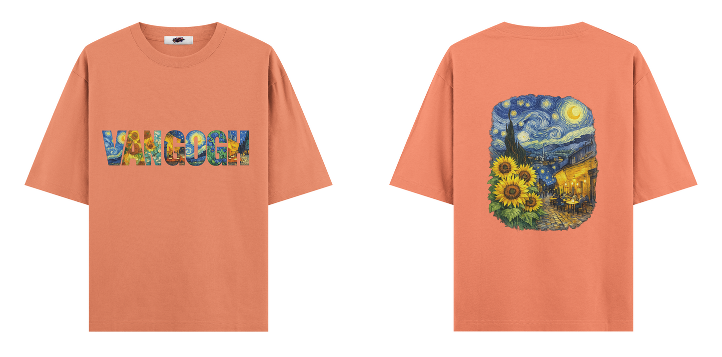 Sanat Serisi: Van Gogh Oversize T-Shirt
