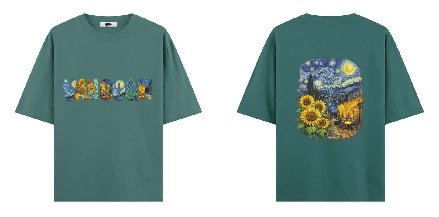 Sanat Serisi: Van Gogh Oversize T-Shirt