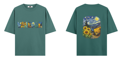 Sanat Serisi: Van Gogh Oversize T-Shirt