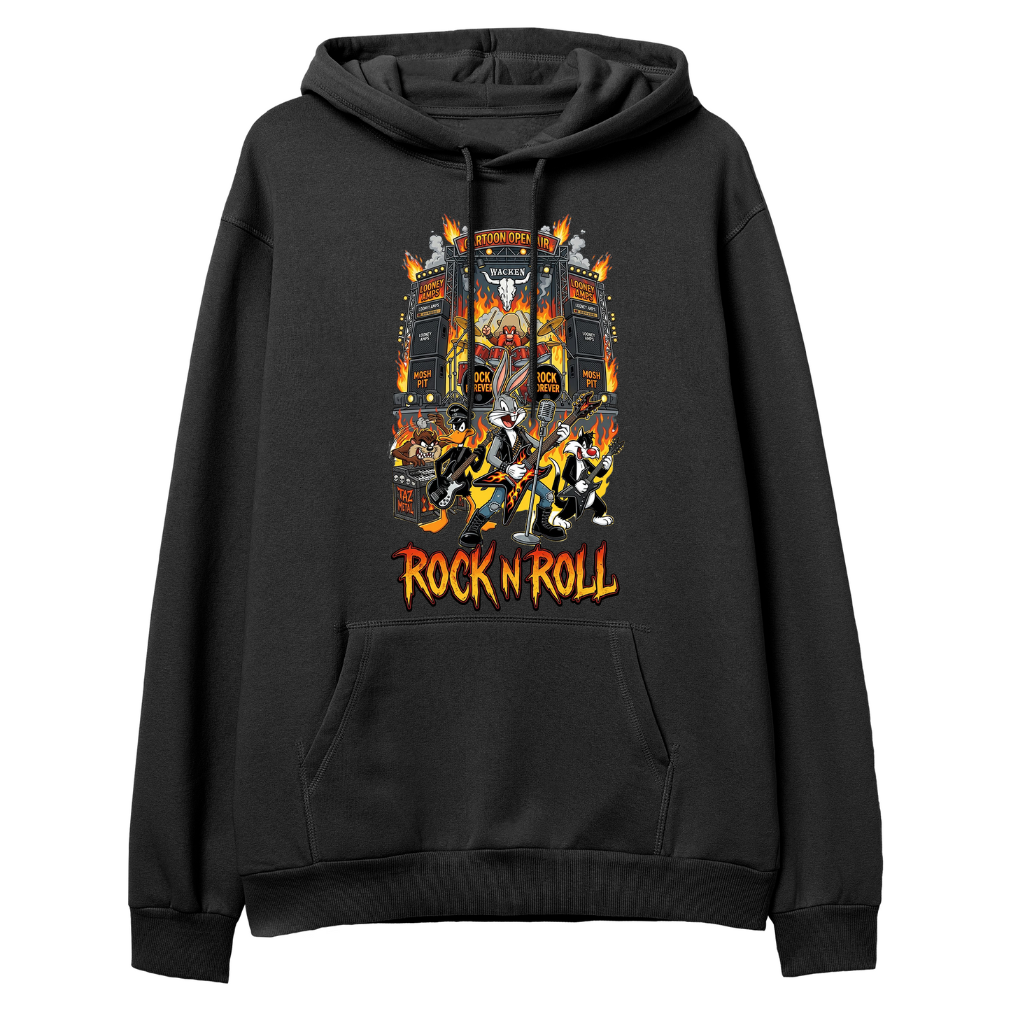 Looney Tunes: Retro Rock Riot Regular Hoodie