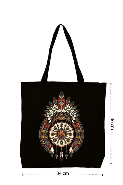 Göçebe Düşler Tote Bag – Bohem Bez Çanta