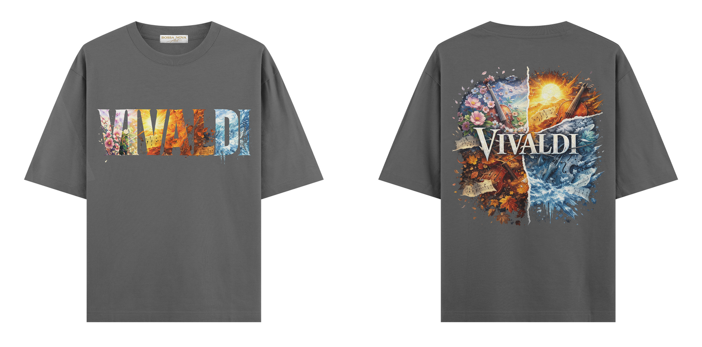 Sanat Serisi: Vivaldi 4 Mevsim Oversize T-Shirt