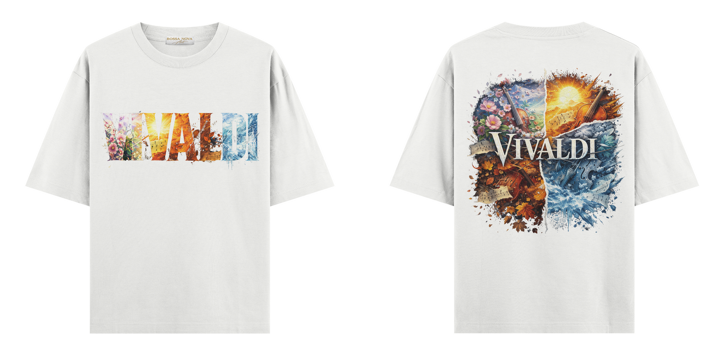 Sanat Serisi: Vivaldi 4 Mevsim Oversize T-Shirt