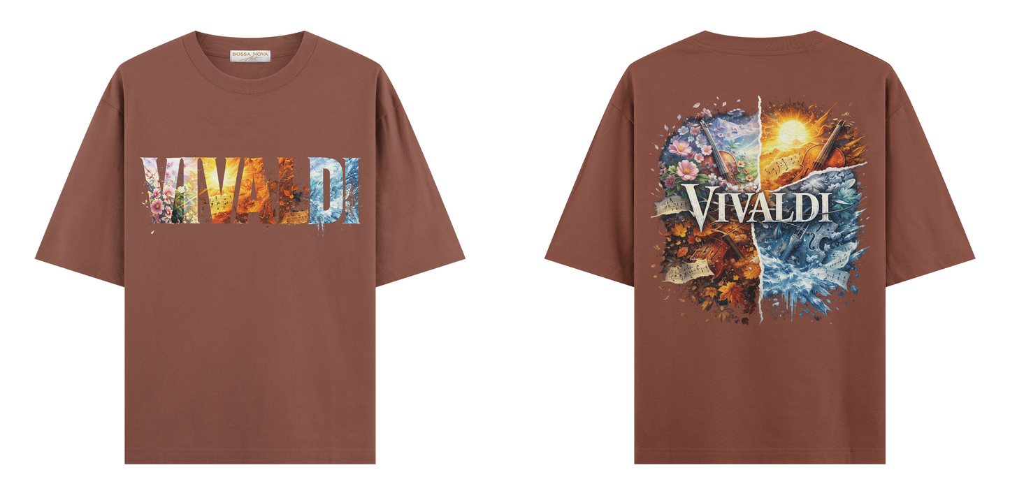 Sanat Serisi: Vivaldi 4 Mevsim Oversize T-Shirt