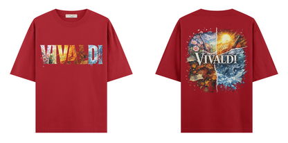 Sanat Serisi: Vivaldi 4 Mevsim Oversize T-Shirt