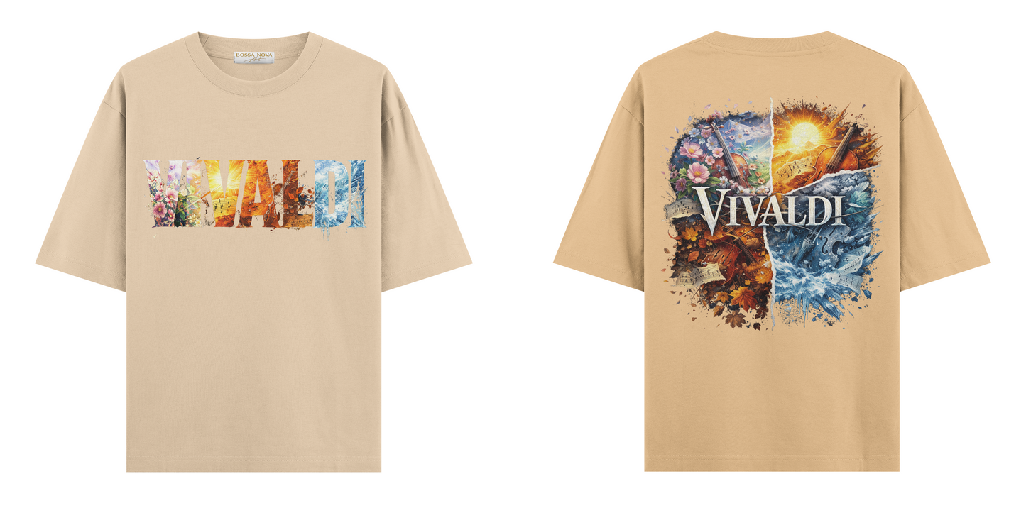Sanat Serisi: Vivaldi 4 Mevsim Oversize T-Shirt