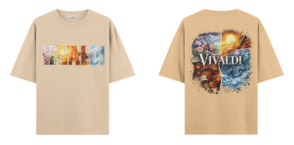 Sanat Serisi: Vivaldi 4 Mevsim Oversize T-Shirt