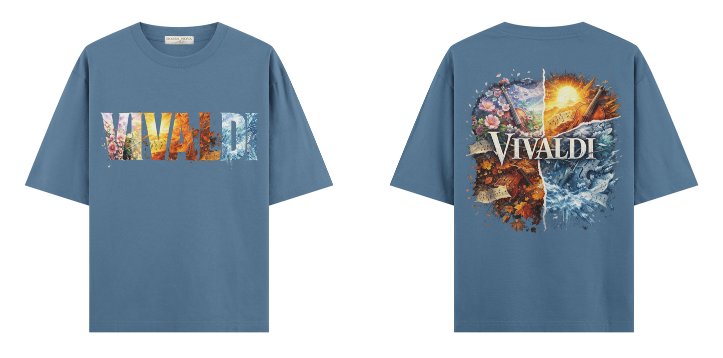 Sanat Serisi: Vivaldi 4 Mevsim Oversize T-Shirt