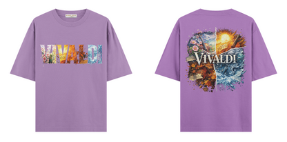 Sanat Serisi: Vivaldi 4 Mevsim Oversize T-Shirt