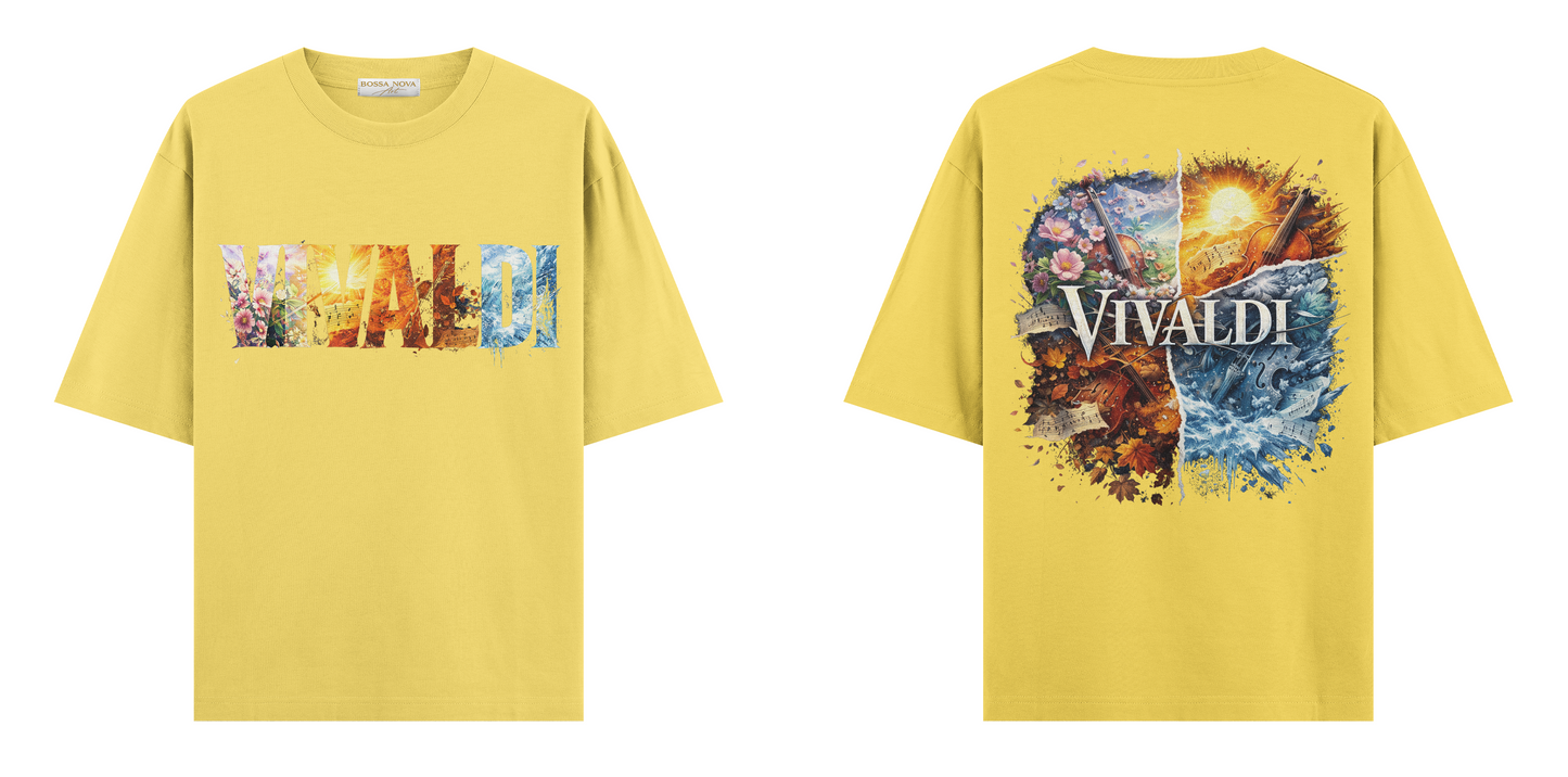 Sanat Serisi: Vivaldi 4 Mevsim Oversize T-Shirt