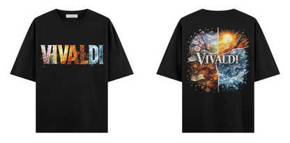 Sanat Serisi: Vivaldi 4 Mevsim Oversize T-Shirt