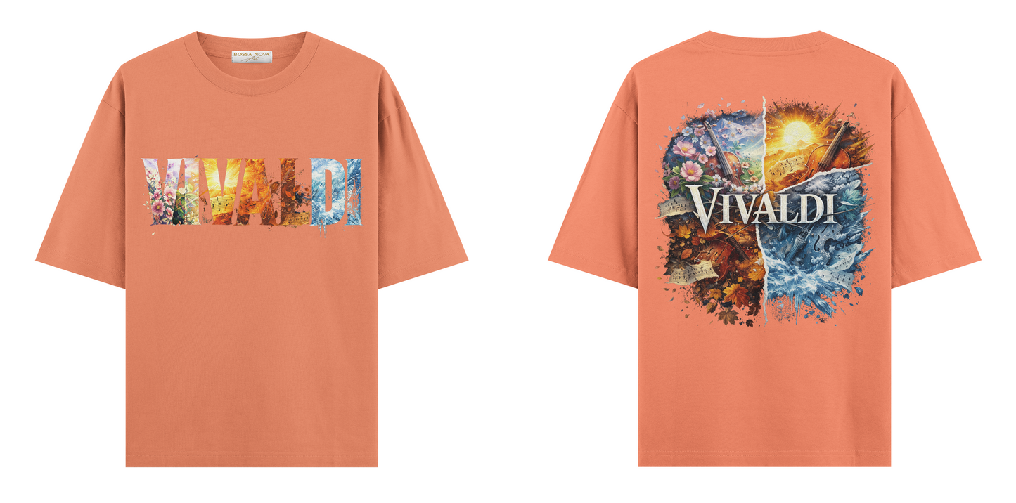 Sanat Serisi: Vivaldi 4 Mevsim Oversize T-Shirt
