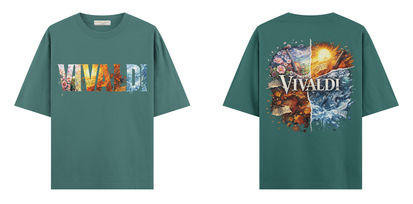 Sanat Serisi: Vivaldi 4 Mevsim Oversize T-Shirt