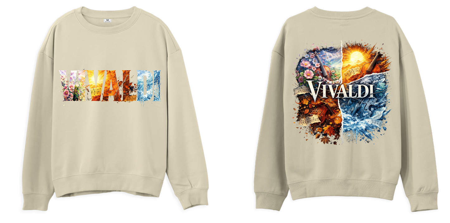 Sanat Serisi: Vivaldi 4 Mevsim Regular Sweatshirt