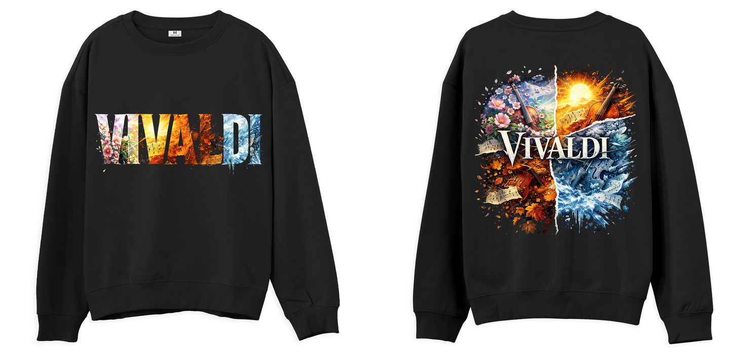 Sanat Serisi: Vivaldi 4 Mevsim Regular Sweatshirt