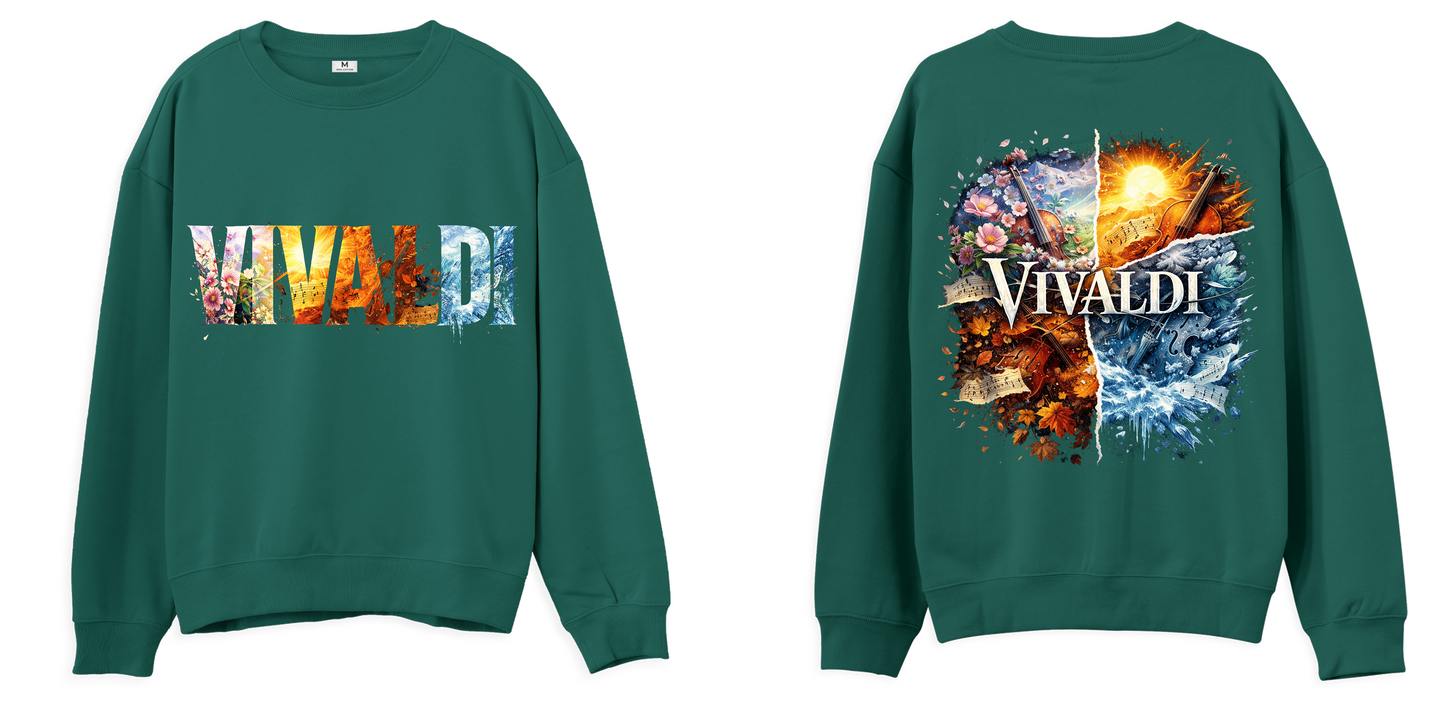 Sanat Serisi: Vivaldi 4 Mevsim Regular Sweatshirt