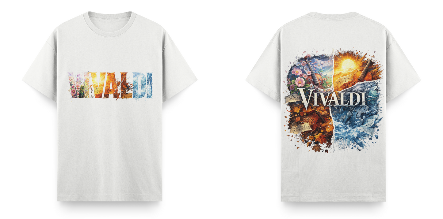 Sanat Serisi: Vivaldi 4 Mevsim Regular T-Shirt