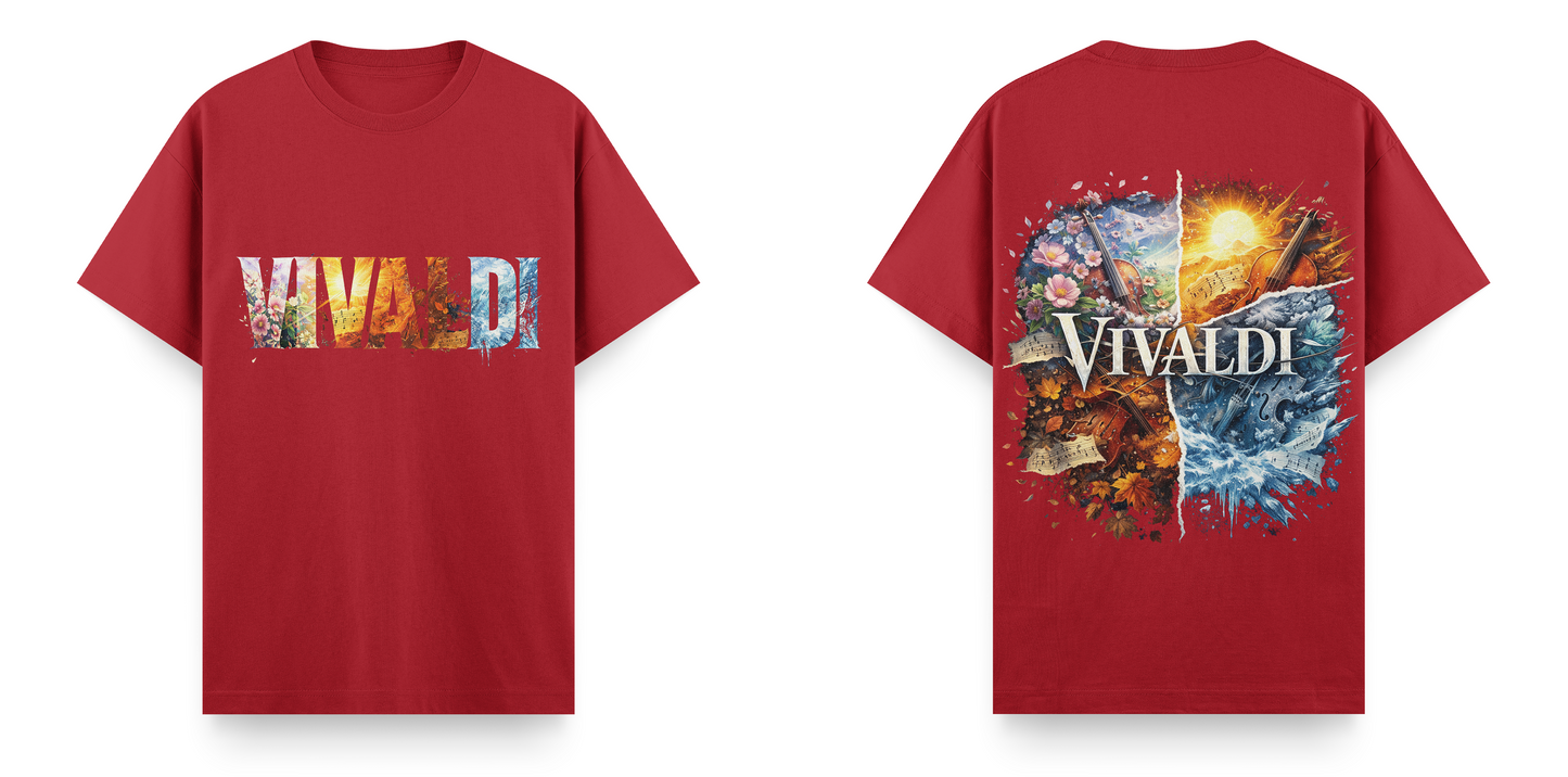 Sanat Serisi: Vivaldi 4 Mevsim Regular T-Shirt