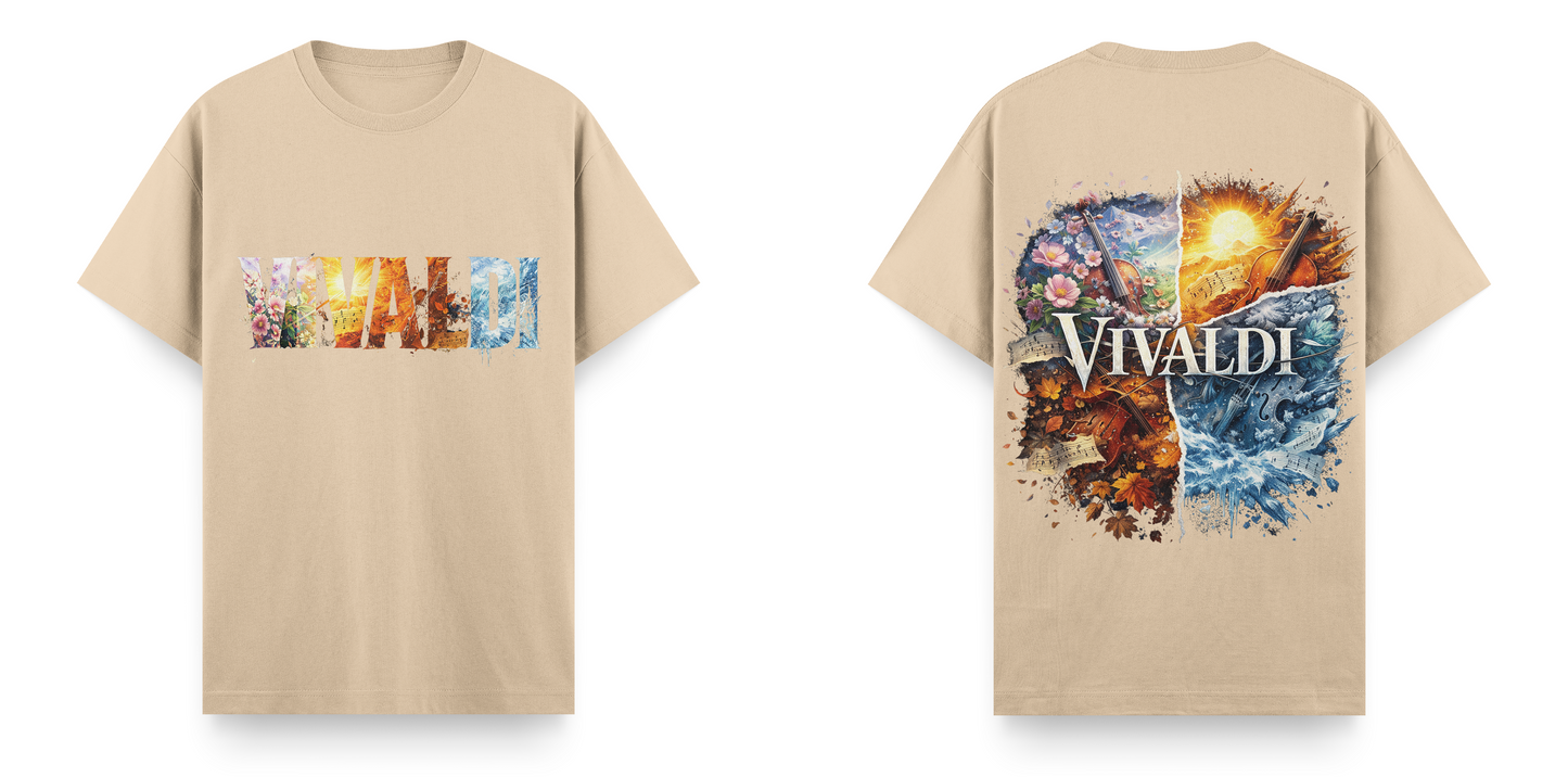 Sanat Serisi: Vivaldi 4 Mevsim Regular T-Shirt