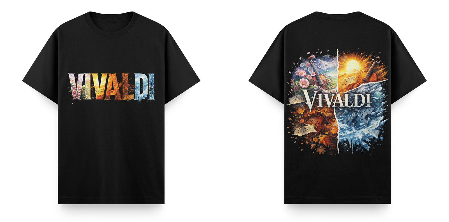 Sanat Serisi: Vivaldi 4 Mevsim Regular T-Shirt