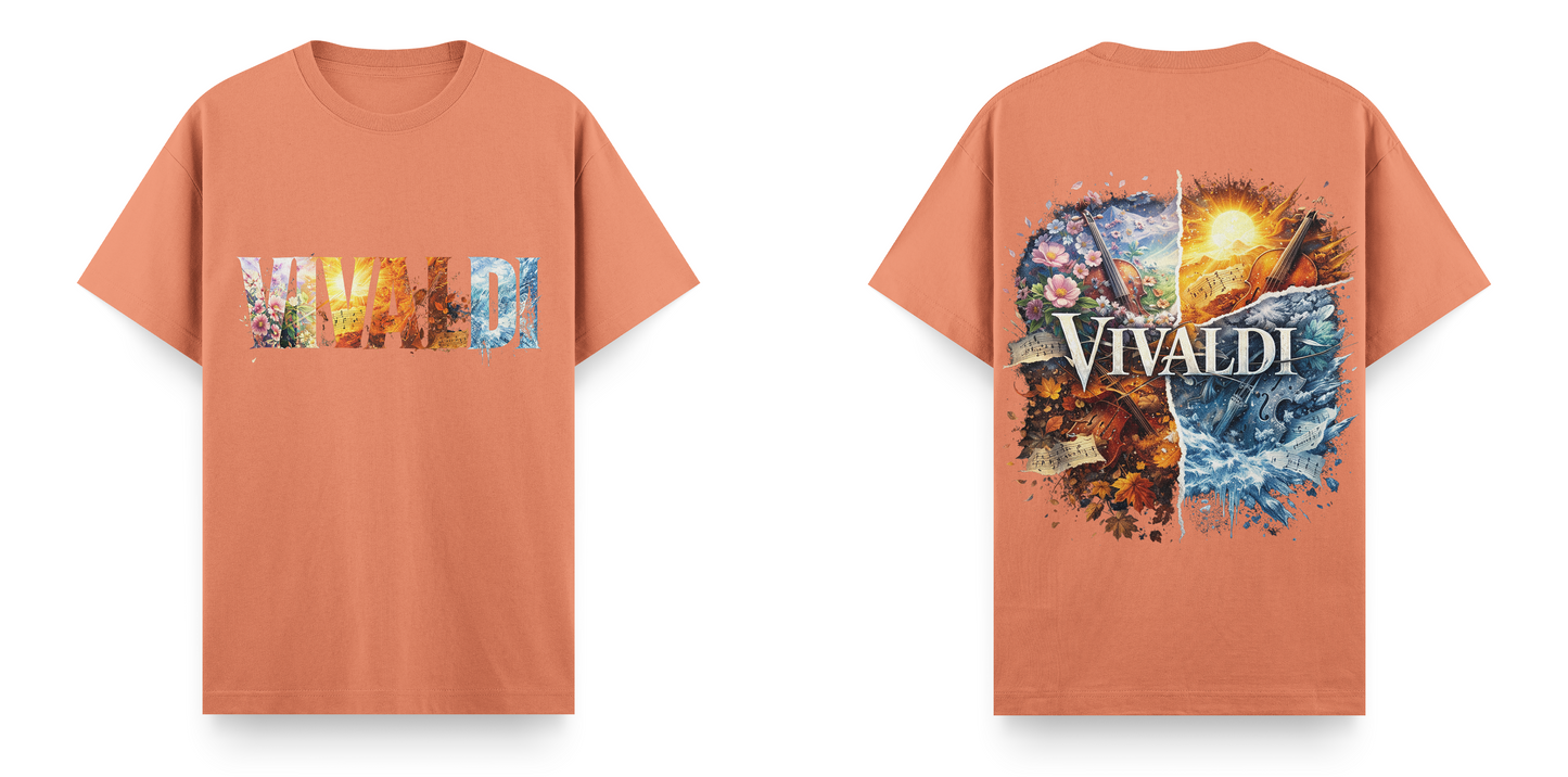 Sanat Serisi: Vivaldi 4 Mevsim Regular T-Shirt