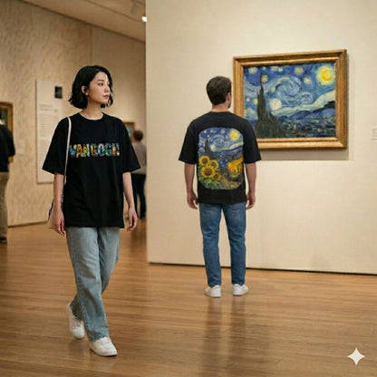 Sanat Serisi: Van Gogh Oversize T-Shirt