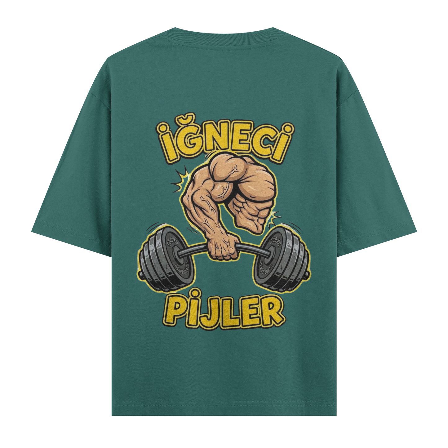 İğneci Pijler Oversize T-Shirt