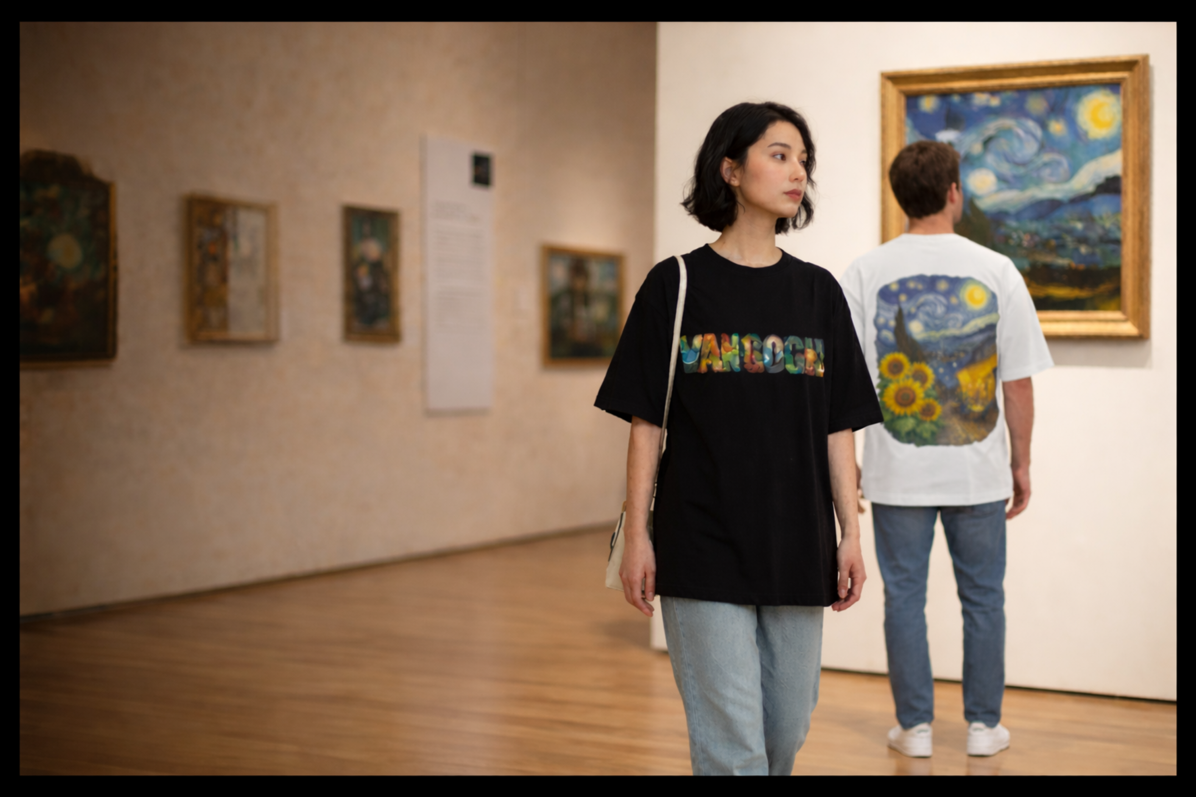 Sanat Serisi: Van Gogh Oversize T-Shirt